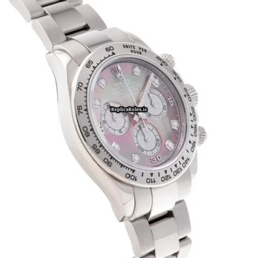 Excellent Imitation Rolex Daytona 116509ng Caliber 4130 Automatic Movement 40mm White Gold Case Watch - Image 3