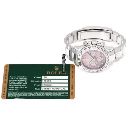 Excellent Imitation Rolex Daytona 116509ng Caliber 4130 Automatic Movement 40mm White Gold Case Watch - Image 5