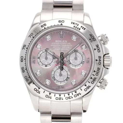 Excellent Imitation Rolex Daytona 116509ng Caliber 4130 Automatic Movement 40mm White Gold Case Watch - Image 6