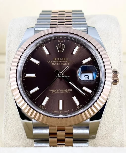 Quality Fake Rolex Datejust II 126331 Caliber 3235 Automatic Movement 41mm Gold/steel Case Mens/unisex Watch - Image 3