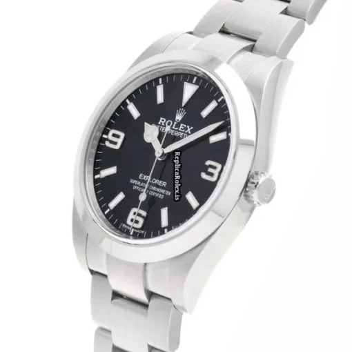 Good Clone Rolex Explorer 214270 Caliber 3132 Automatic Movement 39mm Steel Case Watch - Image 2