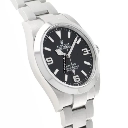 Good Clone Rolex Explorer 214270 Caliber 3132 Automatic Movement 39mm Steel Case Watch - Image 3