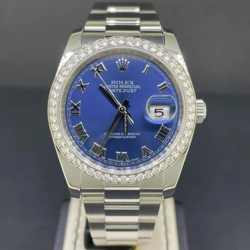 Mind-boggling Replica Rolex Datejust 116244 Caliber 3135 Automatic Movement 36mm Steel Case Mens/unisex Watch - Image 2