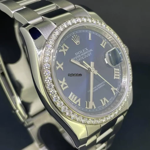 Mind-boggling Replica Rolex Datejust 116244 Caliber 3135 Automatic Movement 36mm Steel Case Mens/unisex Watch - Image 5
