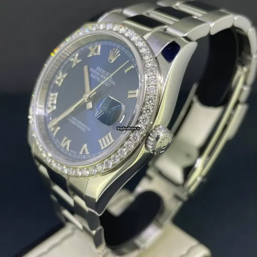 Mind-boggling Replica Rolex Datejust 116244 Caliber 3135 Automatic Movement 36mm Steel Case Mens/unisex Watch - Image 6