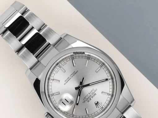 Amazing Replica Rolex Datejust 116200 Automatic Movement 36mm Steel Case Watch - Image 4