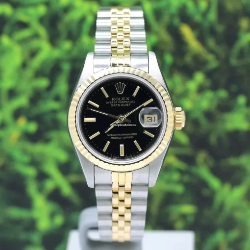 High Quality Replica Rolex Lady-datejust 69173 Caliber 2135 Automatic Movement 26mm Steel Case Womens Watch - Image 2