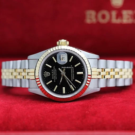 High Quality Replica Rolex Lady-datejust 69173 Caliber 2135 Automatic Movement 26mm Steel Case Womens Watch - Image 7