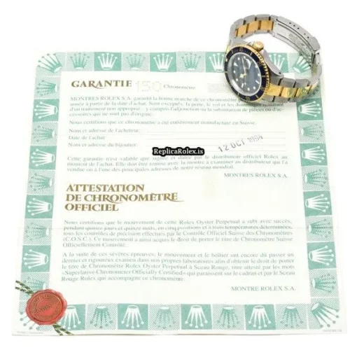 Ideal Replica Rolex Submariner Date 16613 Caliber 3135 Automatic Movement 40mm Steel Case Watch - Image 5