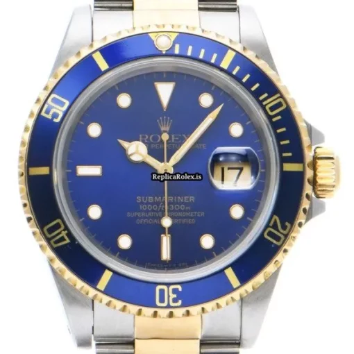 Ideal Replica Rolex Submariner Date 16613 Caliber 3135 Automatic Movement 40mm Steel Case Watch - Image 6