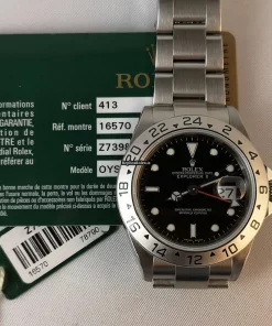 Mind-boggling Fake Rolex Explorer II 16570 Caliber 3185 Automatic Movement 40mm Steel Case Mens/unisex Watch