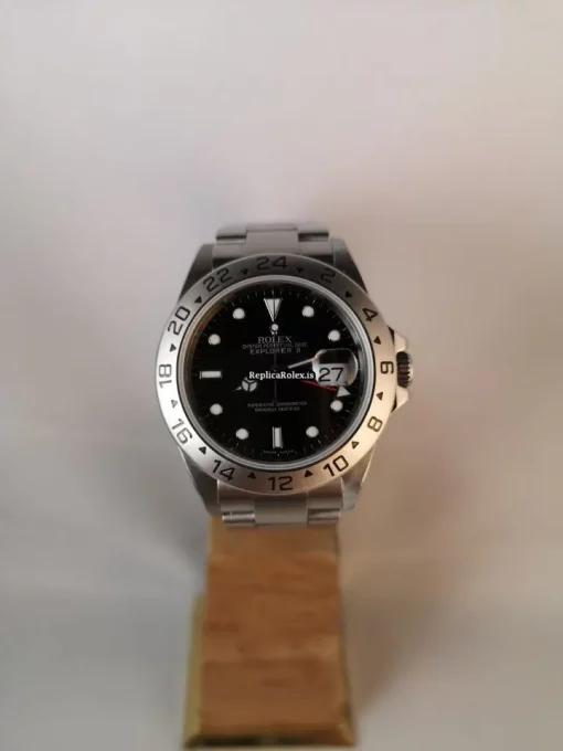 Mind-boggling Fake Rolex Explorer II 16570 Caliber 3185 Automatic Movement 40mm Steel Case Mens/unisex Watch - Image 2