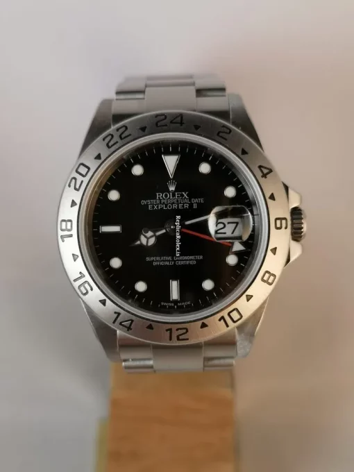 Mind-boggling Fake Rolex Explorer II 16570 Caliber 3185 Automatic Movement 40mm Steel Case Mens/unisex Watch - Image 3
