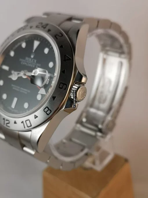 Mind-boggling Fake Rolex Explorer II 16570 Caliber 3185 Automatic Movement 40mm Steel Case Mens/unisex Watch - Image 7