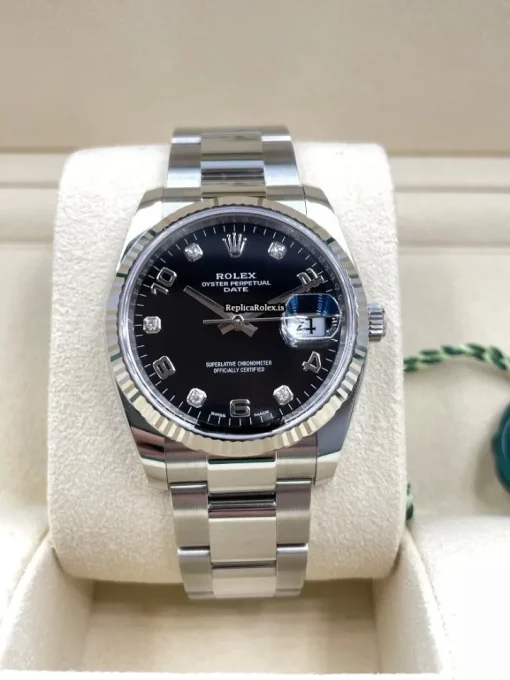 Reliable Replica Rolex Oyster Perpetual Date 115234 Caliber 3135 Automatic Movement 34mm Steel Case Mens/unisex Watch
