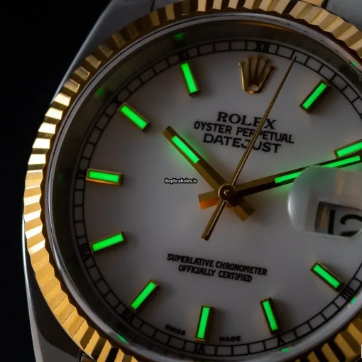 Lovely Knockoff Rolex Datejust 116233 Caliber 3135 Automatic Movement 36mm Gold/steel Case Mens/unisex Watch - Image 12