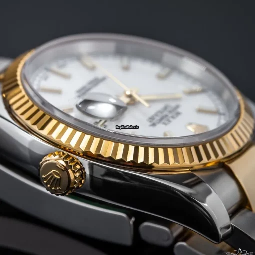 Lovely Knockoff Rolex Datejust 116233 Caliber 3135 Automatic Movement 36mm Gold/steel Case Mens/unisex Watch - Image 3