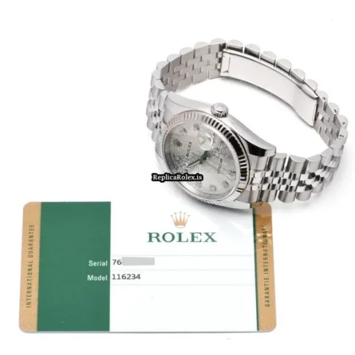 Fine Replica Rolex Datejust 116234g Automatic Movement 36mm Steel Case Watch - Image 5