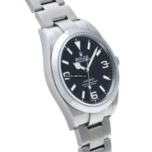 Nice Replica Rolex Explorer 214270 Caliber 3132 Automatic Movement 39mm Steel Case Watch - Image 3