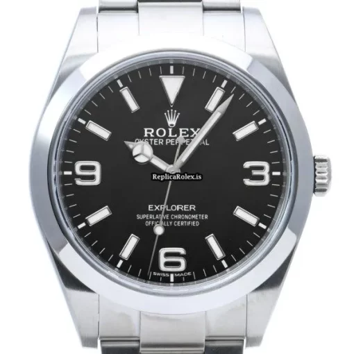 Nice Replica Rolex Explorer 214270 Caliber 3132 Automatic Movement 39mm Steel Case Watch - Image 6