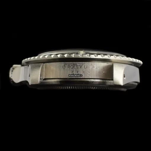 Perfect Replica Rolex Submariner 5513 Automatic Movement Steel Case Mens/unisex Watch - Image 5
