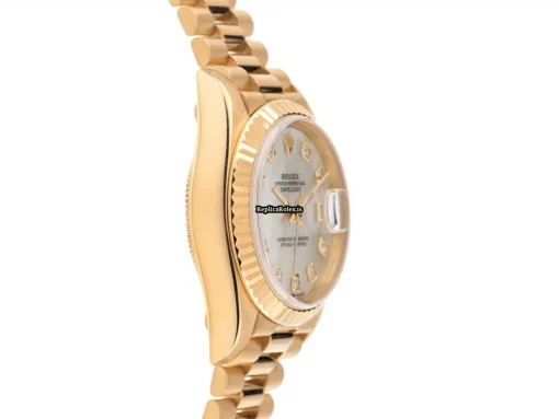 Fantastic Fake Rolex Lady-datejust 69178 Caliber 2135 Automatic Movement 26mm Yellow Gold Case Mens/unisex Watch - Image 3