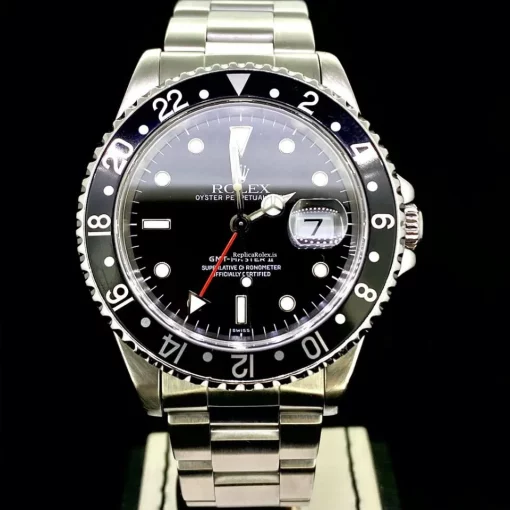 Amazing Replica Rolex Gmt-master II 16710 Caliber 3185 Automatic Movement 40mm Steel Case Mens/unisex Watch - Image 2