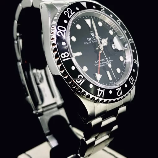 Amazing Replica Rolex Gmt-master II 16710 Caliber 3185 Automatic Movement 40mm Steel Case Mens/unisex Watch - Image 5