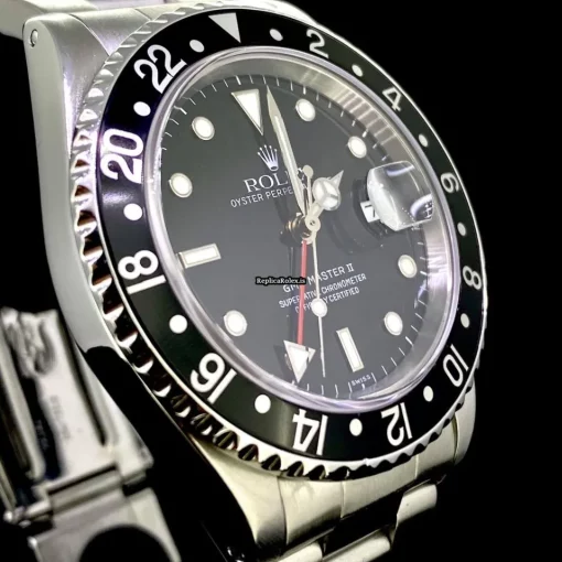 Amazing Replica Rolex Gmt-master II 16710 Caliber 3185 Automatic Movement 40mm Steel Case Mens/unisex Watch - Image 6