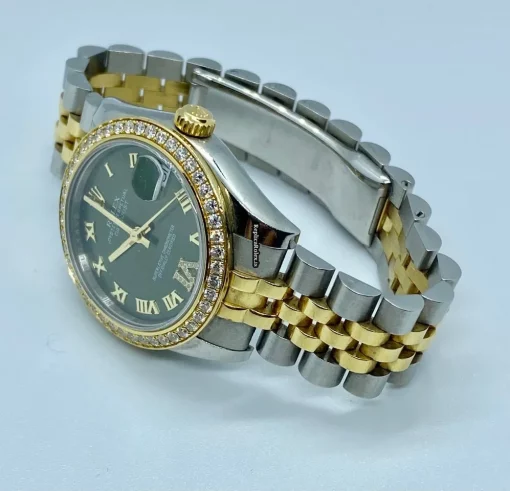 Terrific Fake Rolex Lady-datejust 178383 Caliber 2235 Automatic Movement 31mm Gold/steel Case Womens Watch - Image 2