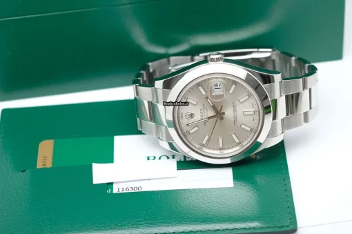 Great Copy Rolex Datejust II 116300 Caliber 3136 Automatic Movement 41mm Steel Case Mens/unisex Watch - Image 9