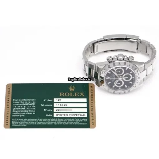 Superior Imitation Rolex Daytona 116520 Caliber 4130 Automatic Movement 40mm Steel Case Watch - Image 5