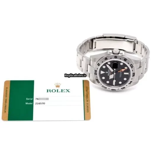 Attractive Replica Rolex Explorer II 216570 Caliber 3187 Automatic Movement 42mm Steel Case Watch - Image 5
