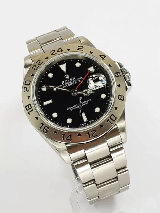 Well Made Clone Rolex Explorer II 16570t Caliber 3185 Automatic Movement 40x47,2mm Steel Case Mens/unisex Watch