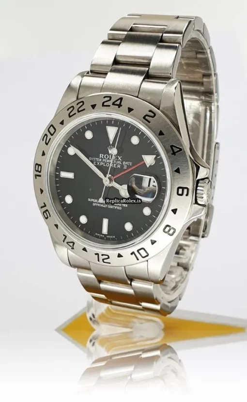 Well Made Clone Rolex Explorer II 16570t Caliber 3185 Automatic Movement 40x47,2mm Steel Case Mens/unisex Watch - Image 2