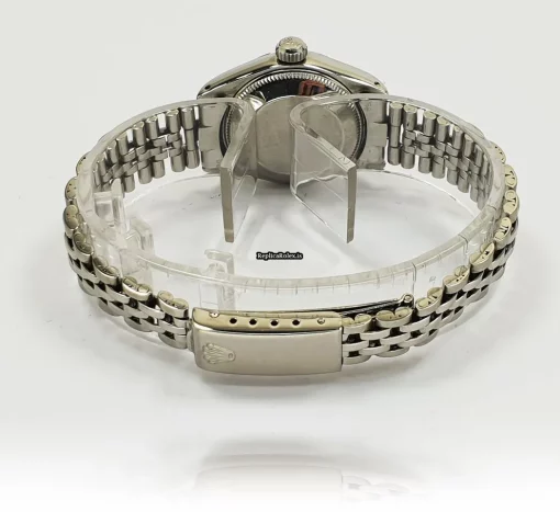 Pleasing Fakes Rolex Oyster Perpetual Lady Date 6916 Caliber 2035 Automatic Movement 26mm Steel Case Womens Watch - Image 6