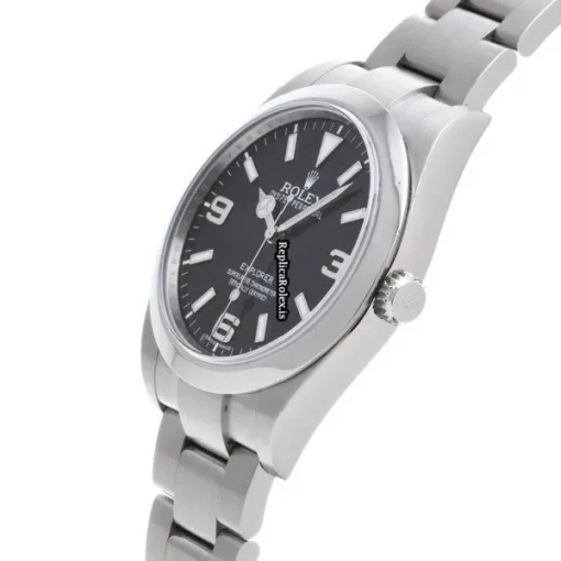 Suitable Replica Rolex Explorer 214270 Caliber 3132 Automatic Movement 39mm Steel Case Watch - Image 2