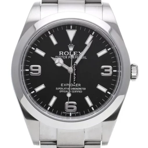 Suitable Replica Rolex Explorer 214270 Caliber 3132 Automatic Movement 39mm Steel Case Watch - Image 6