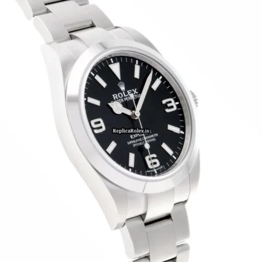 Distinctive Replica Rolex Explorer 214270 Caliber 3132 Automatic Movement 39mm Steel Case Watch - Image 3