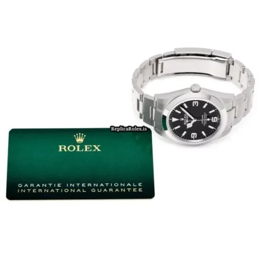 Distinctive Replica Rolex Explorer 214270 Caliber 3132 Automatic Movement 39mm Steel Case Watch - Image 5