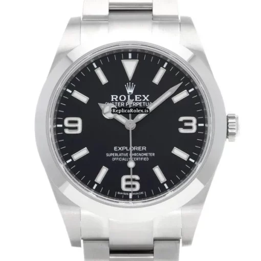 Distinctive Replica Rolex Explorer 214270 Caliber 3132 Automatic Movement 39mm Steel Case Watch - Image 6