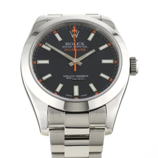 Amazing Replica Rolex Milgauss 116400 Automatic Movement 40mm Steel Case Watch