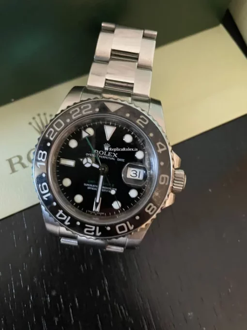 Lovely Replica Rolex Gmt-master II 116710ln Caliber 3186 Automatic Movement 40mm Steel Case Mens/unisex Watch