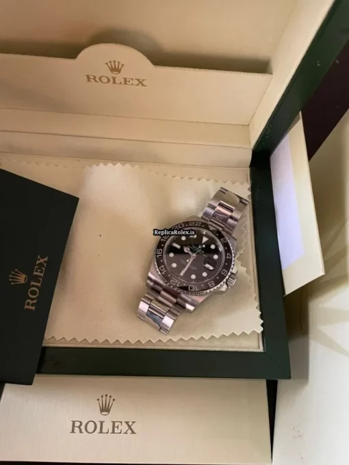 Lovely Replica Rolex Gmt-master II 116710ln Caliber 3186 Automatic Movement 40mm Steel Case Mens/unisex Watch - Image 2