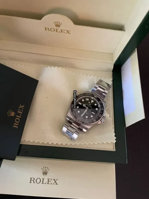 Lovely Replica Rolex Gmt-master II 116710ln Caliber 3186 Automatic Movement 40mm Steel Case Mens/unisex Watch - Image 4