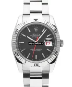 Amazing Replica Rolex Datejust Turn-o-graph 116264 Caliber 3135 Automatic Movement 36mm Steel Case Watch
