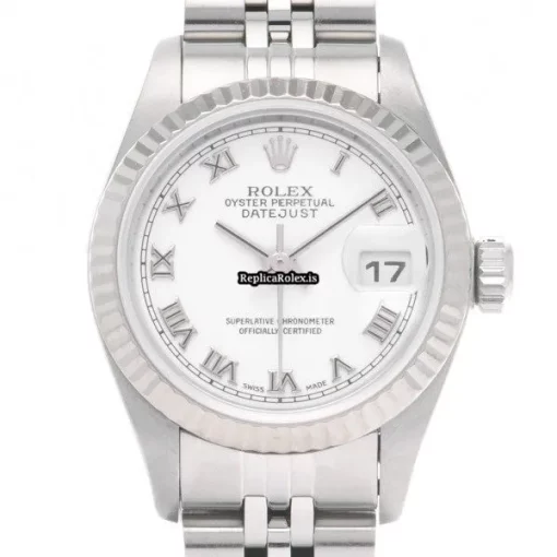 Attractive Replicas Rolex Lady-datejust 79174 Automatic Movement 26mm Steel Case Womens Watch - Image 6