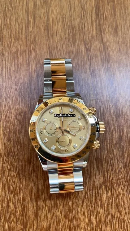 Pleasing Replica Rolex Daytona 116503 Caliber 4130 Automatic Movement 40mm Gold/steel Case Mens/unisex Watch - Image 5
