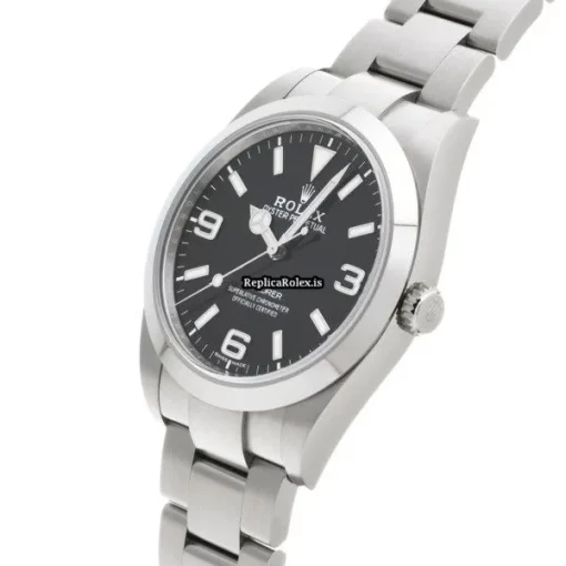 Luxury Replica Rolex Explorer 214270 Caliber 3132 Automatic Movement 39mm Steel Case Watch - Image 2