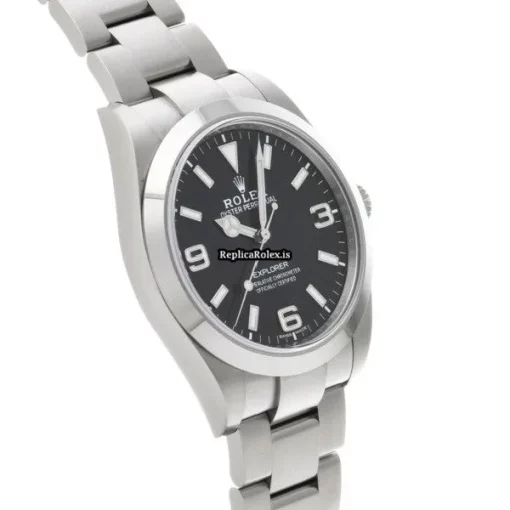 Luxury Replica Rolex Explorer 214270 Caliber 3132 Automatic Movement 39mm Steel Case Watch - Image 3